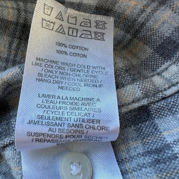 UNTUCKit‎ Tanner Women’s Plaid Flannel Button up Size 10 - Picture 9 of 13